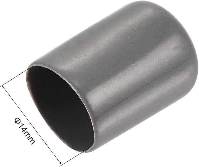 uxcell 20pcs Rubber End Caps 14mm ID Vinyl PVC Round Tube Bolt Cap Cover Screw - Image 3