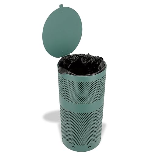 ZERO WASTE USA - Round Outdoor 10 Gallon Dog Waste Station Waste Can - Image 7