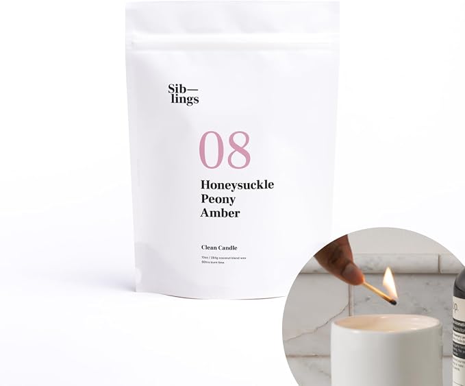 Siblings Candle Making Kit | DIY Coconut-Soy Wax Candle Kit by Siblings