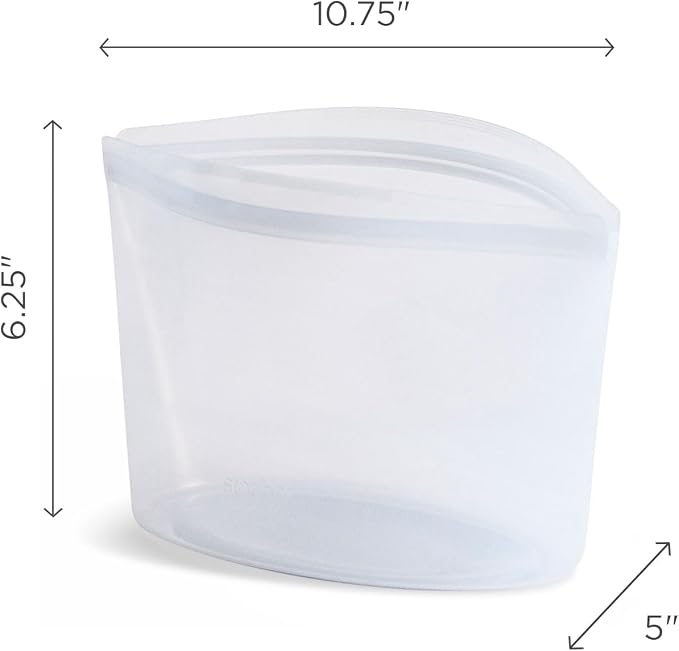Stasher Premium Silicone Reusable Food Storage Bowl, Sous Vide, Dishwasher - Image 5