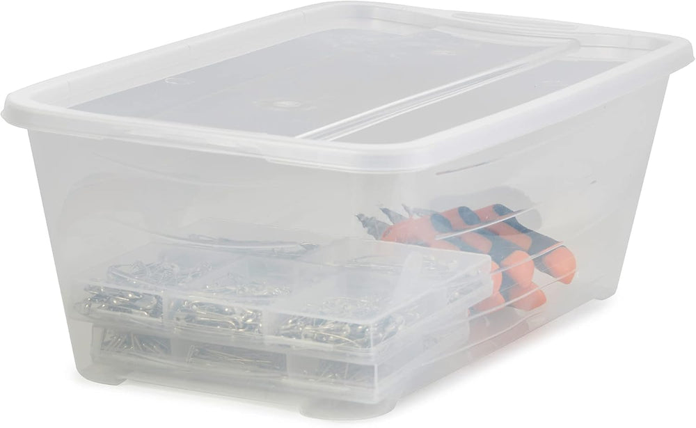 Life Story 6 Liter Shoe, Accessory, and Closet Plastic Storage Box Multi-Purp...