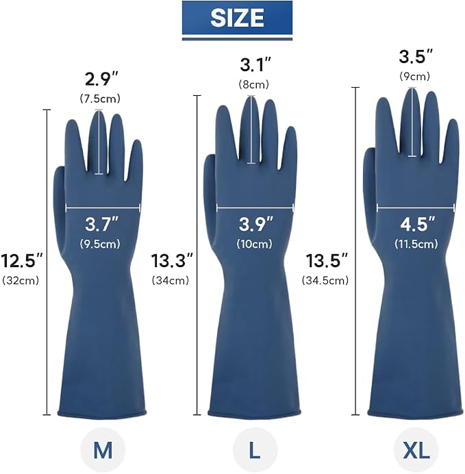 HOMSSEM Dishwashing Gloves - Image 4
