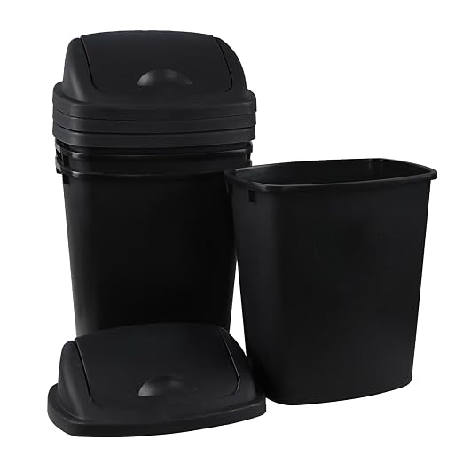 4-Pack 6 Gollons Garbage Bin by DynkoNA