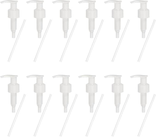 uxcell 12 Pcs Soap Dispenser Pump Heads Soap Dispensers Top Pumps Replacement by uxcell