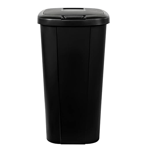13.3 Gallon Trash Can, Plastic Touch Top Kitchen Trash Can - Image 5