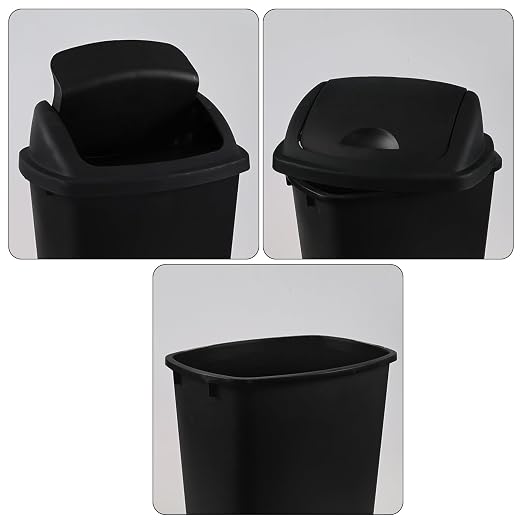 6 Gallon Plastic Garbage Cans - Image 3