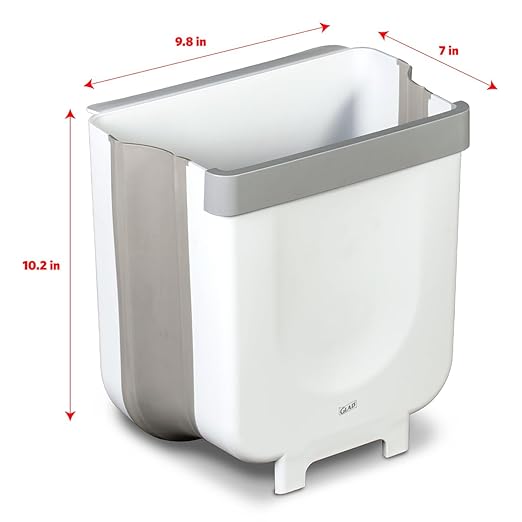 Glad Roomate Collapsible Waste Bin | Compact Travel Trash Can - Image 3