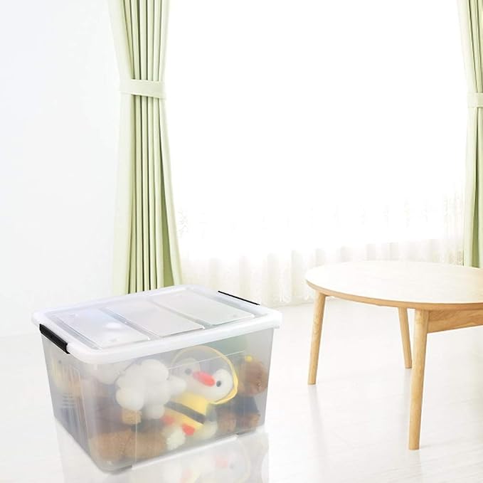 70 L Clear Plastic Large Storage Box - Image 5
