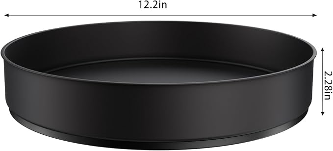 VAEHOLD Lazy Susan Stainless Steel Black Spice Rack Turntable - Image 2