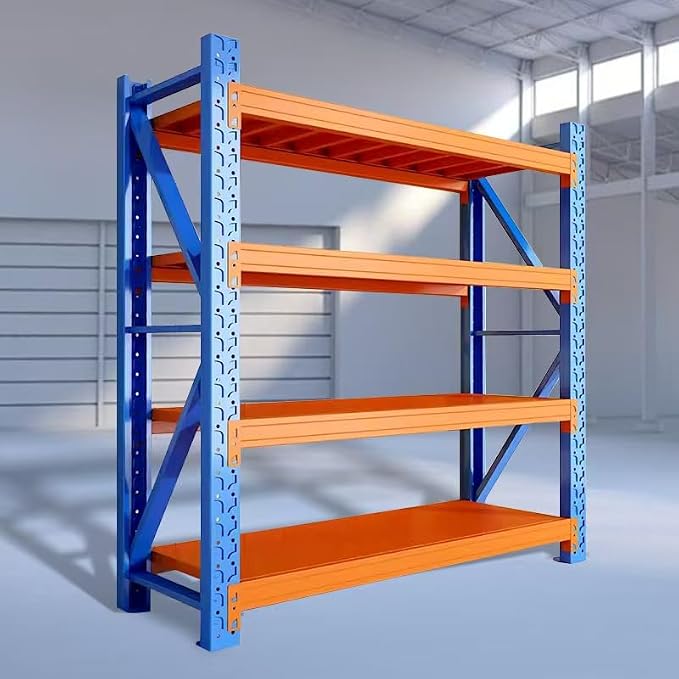 Industrial Metal Storage Shelves - Image 9