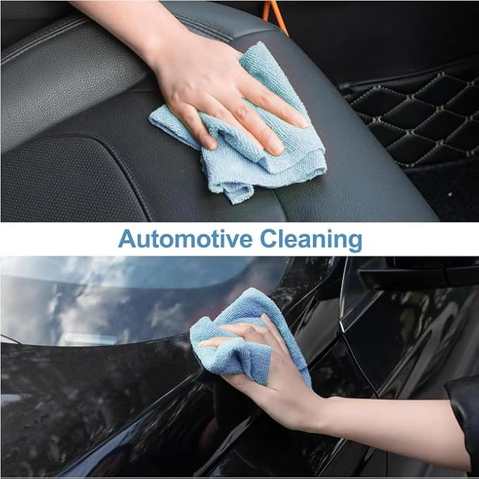 Microfiber Cleaning Cloth Roll, 20 Pack Reusable Tear Away Towels, 9.8" x 9.8" - Image 6
