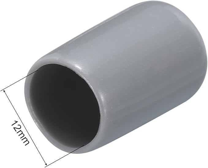 uxcell 20pcs Rubber End Caps 12mm ID Vinyl PVC Round Tube Bolt Cap Cover Screw - Image 3