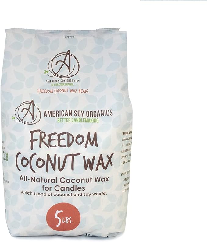 American Soy Organics Freedom Coconut Soy Wax Beads by AmericanSoyOrganics