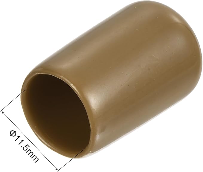 uxcell 20pcs Rubber End Caps 11.5mm ID Vinyl PVC Round Tube Bolt Cap Cover - Image 3