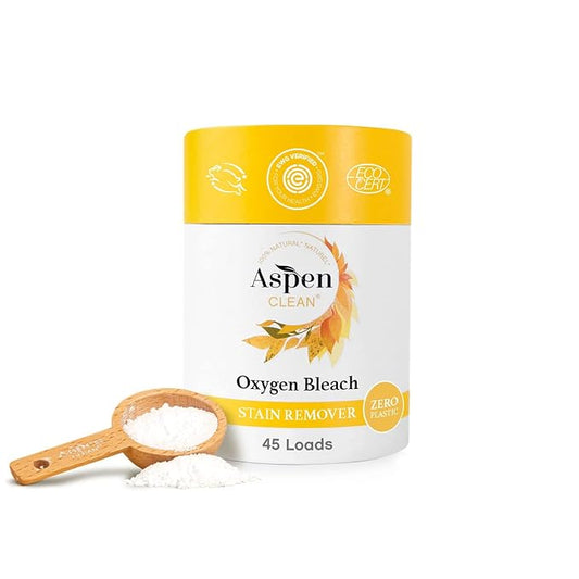 Unscented Oxygen Bleach Powder and Color Safe Stain Remover by AspenClean by AspenClean