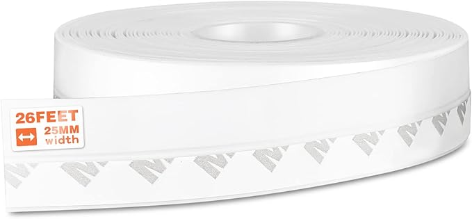26 Feet Silicone Seal Strip, Weather Stripping Seal Tape by MIKOSI