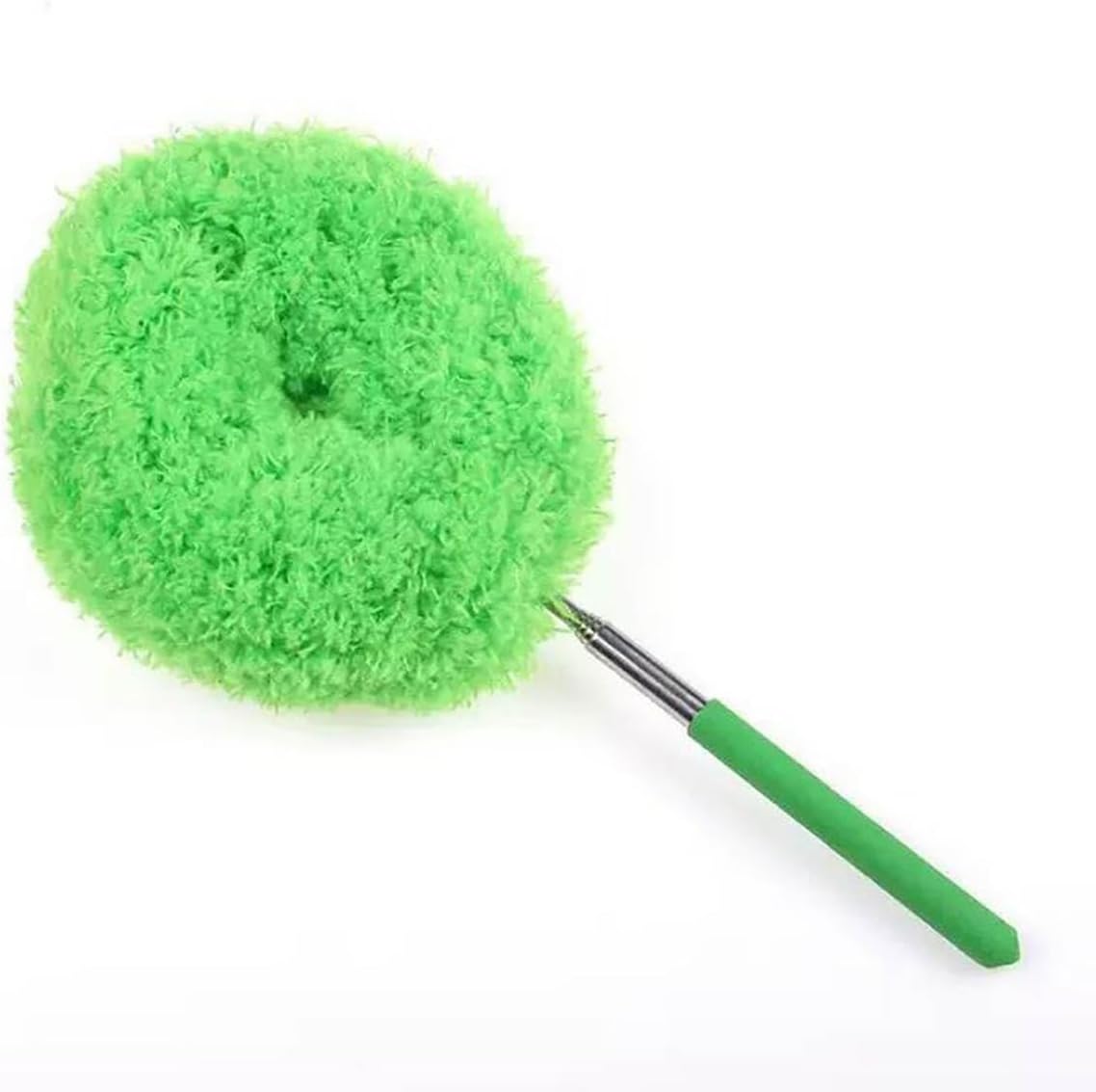 Ceiling Fan Cleaner Duster with Reusable Microfiber Pad Extension Pole 13 to 30 Inch for Cleaning Fan Blades,Door,Window