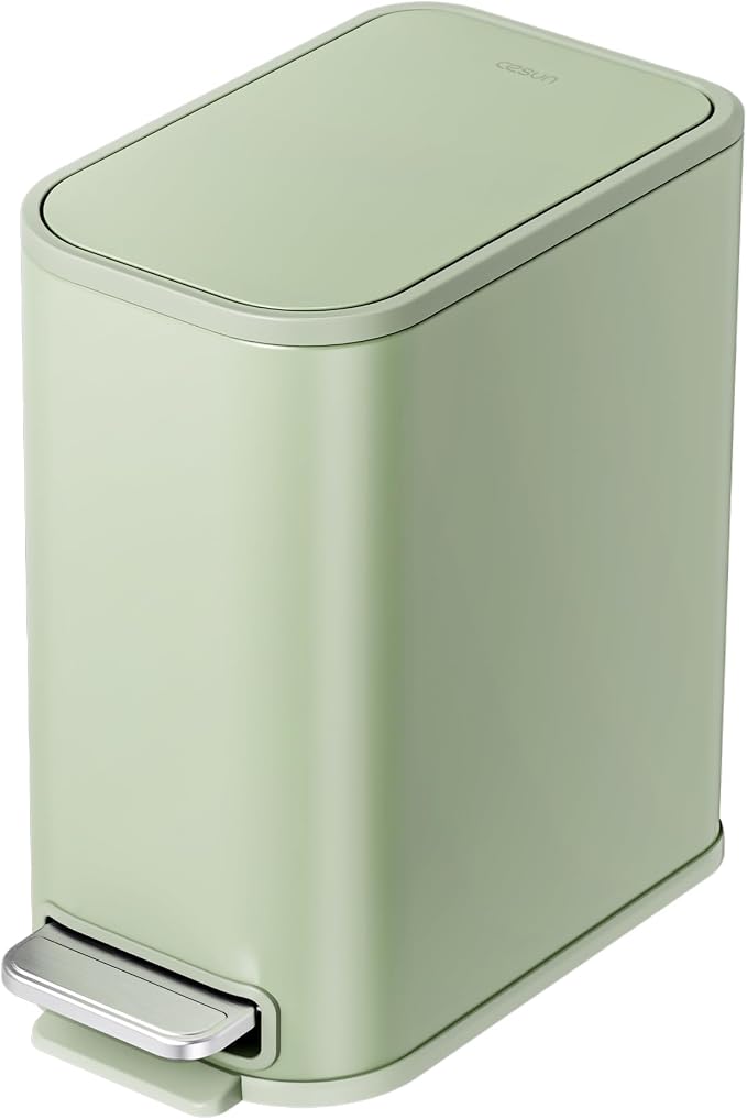 Cesun Small Bathroom Trash Can by Cesun