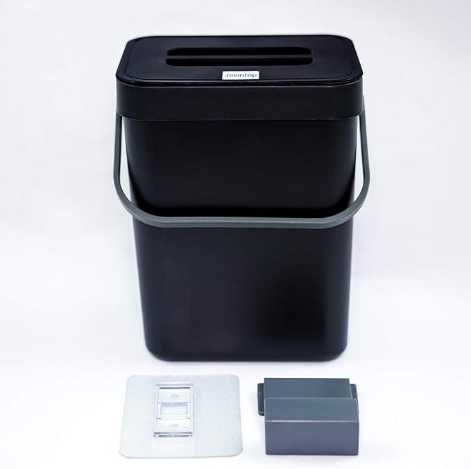 Compost Bin for Kitchen Countertop Under Sink, Bathroom Hanging Small Trash Can - Image 6