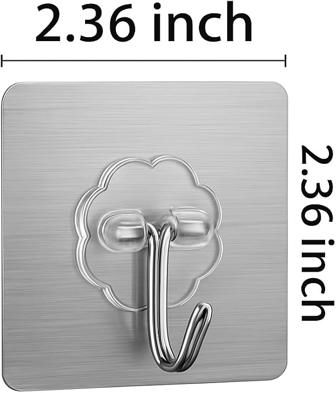 Heavy Duty Adhesive Wall Hooks - Image 2