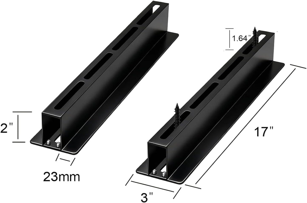 Garage Ceiling Storage Racks, Ceiling Mount Bin Holder, 8 Sets for 7 Bins