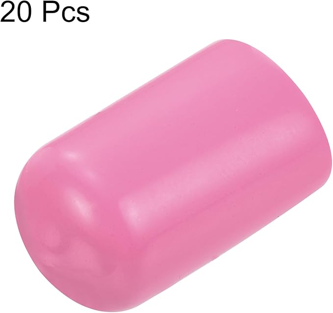 uxcell 20pcs Rubber End Caps 12mm ID Vinyl PVC Round Tube Bolt Cap Cover Screw - Image 2