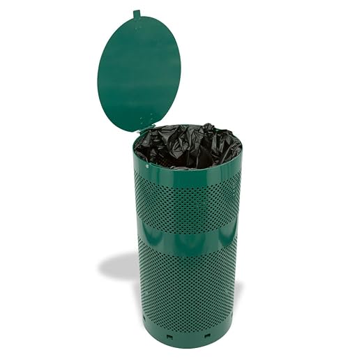 ZERO WASTE USA - The Sentry® Waste Can Gloss Green - 100% Rust-Free, - Image 7