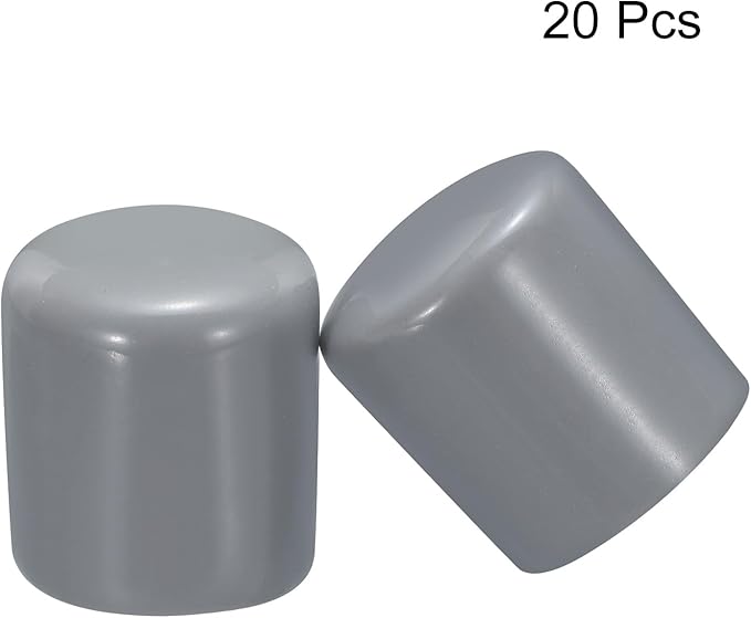 uxcell 20pcs Rubber End Caps 30mm ID Vinyl PVC Round Tube Bolt Cap Cover Screw - Image 2