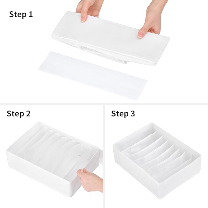 4 Packs T-shirt Drawer Organizers - Image 5