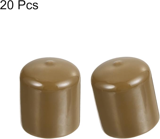 uxcell 20pcs Rubber End Caps 27mm ID Vinyl PVC Round Tube Bolt Cap Cover Screw - Image 2