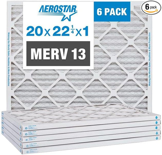 Aerostar 20x22.25x1 Air Filter MERV 13 by AirFiltersDelivered
