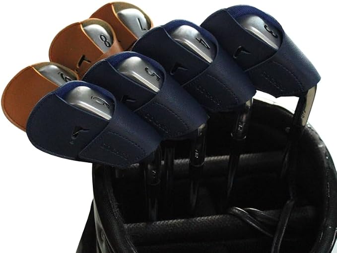 I Golf Iron Headcovers 10pcs PU Fit Both Right-Handed Clubs Golf Club Protector - Image 6
