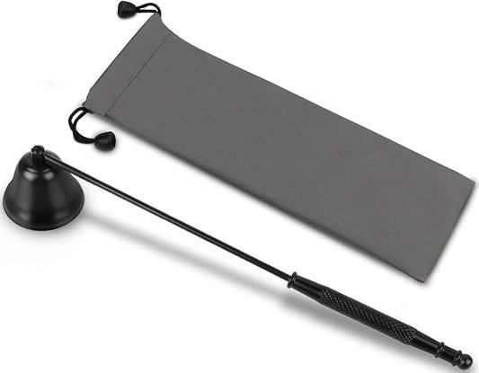 Candle Snuffer Black, Elegant Candle Extinguisher Snuffer Accessory by GOSGOONE