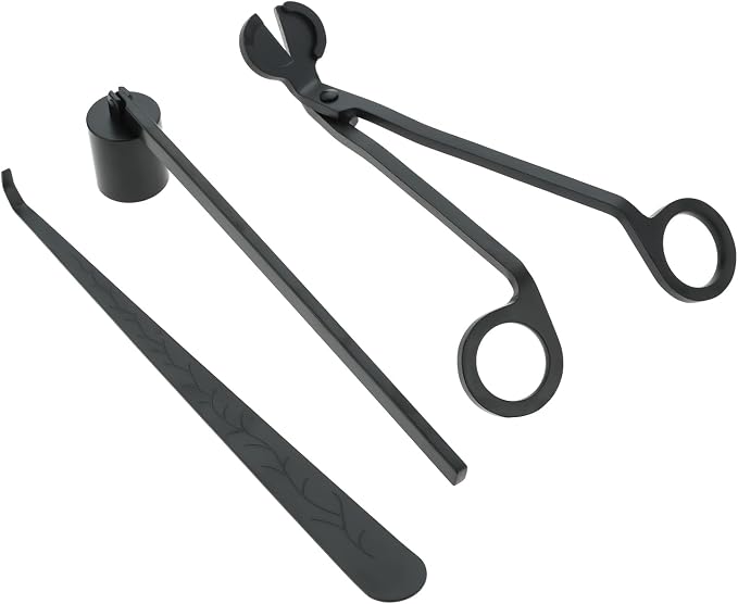 3 in 1 Candle Accessory Set, Candle Wick Trimmer, Candle Wick Snuffer, Candle by TEENGSE
