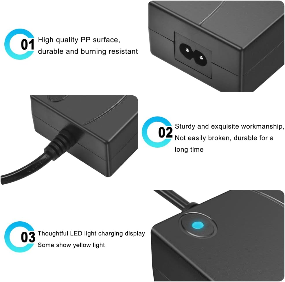 Power Recliner Power Supply, Sopito 2-Pin AC/DC Adapter 100-240V 50/60hz, Quality 29V 2A Switching Transformer, Replacement Part for Recliner Couch/Electric Sofa/Lift Chair/Standing Desk