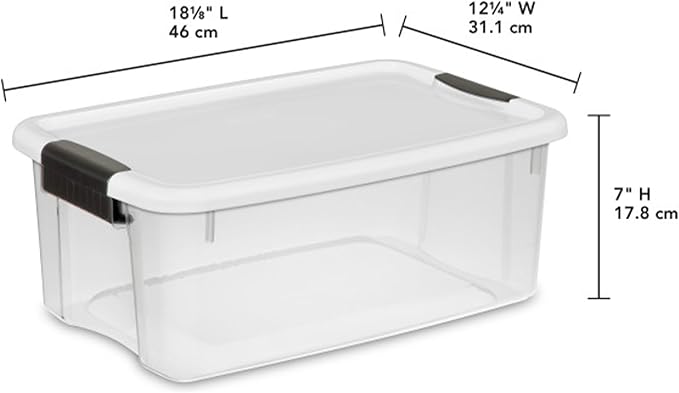 Sterilite 18-Pack Ultra Latching Box, Storage Bins - Image 3