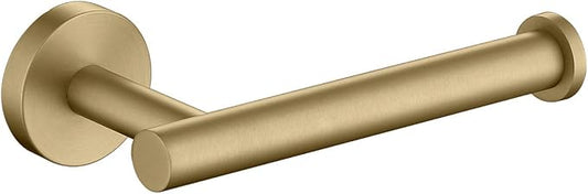 TASTOS Brushed Gold Toilet Paper Holder SUS304 Stainless Steel, Modern Round by TASTOS