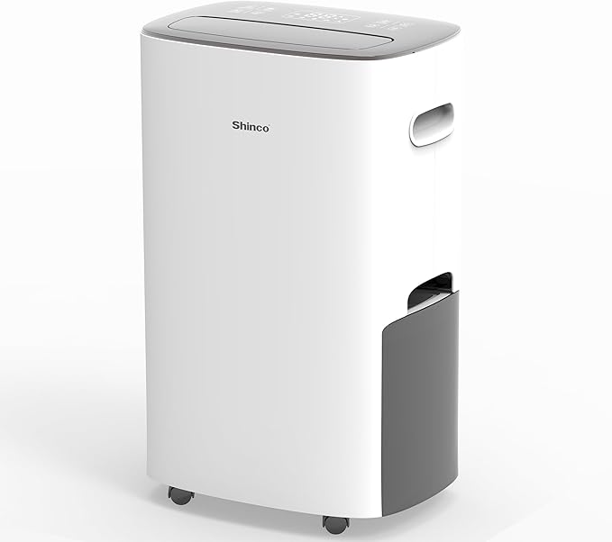 Shinco 86 Pints Dehumidifier for Home and Basements, 5000 Sq.Ft Dehumidifiers by ShincoAirConditionerDehumidifier