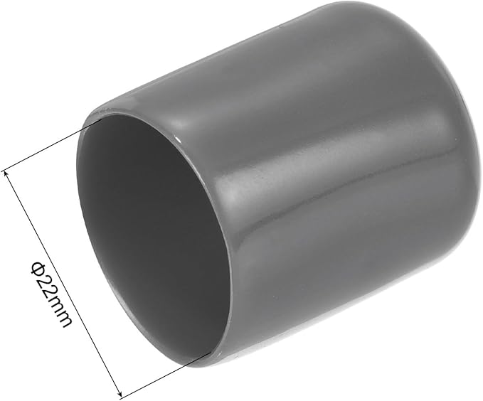 uxcell 20pcs Rubber End Caps 22mm ID Vinyl PVC Round Tube Bolt Cap Cover Screw - Image 3