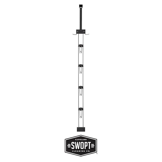 SWOPT Garage Kit — Includes 48” and 60” Wooden Handles, Smooth Surface Push - Image 2