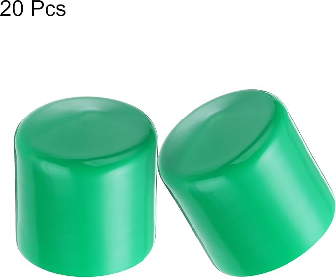 uxcell 20pcs Rubber End Caps 44mm ID Vinyl PVC Round Tube Bolt Cap Cover Screw - Image 2