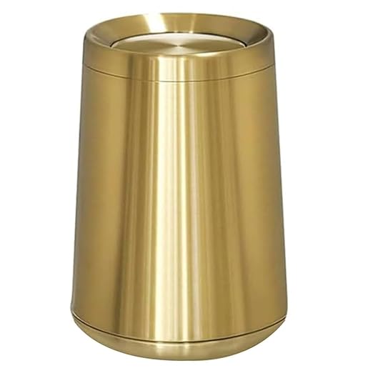10 L/3 Gallen, Brushed Stainless Steel Garbage Can by LEASYLIFE