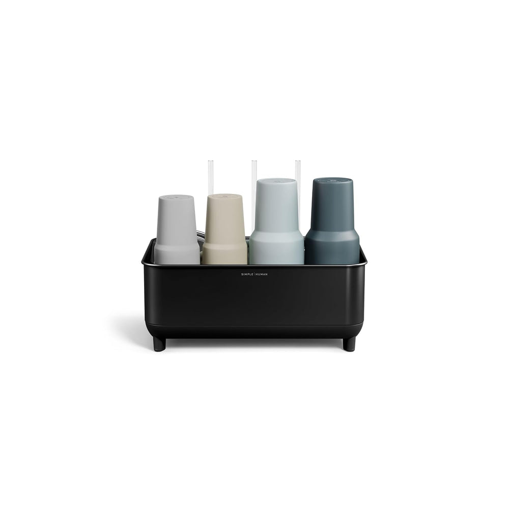 simplehuman Bottle Dock, Fast Drying Bottle Rack with Steel Frame & Diato...