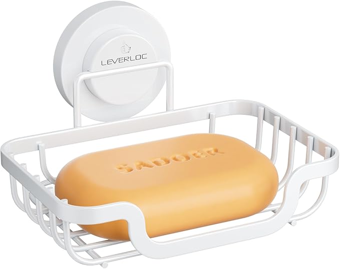 LEVERLOC Soap Dish, Soap Bar Holder by LEVERLOC