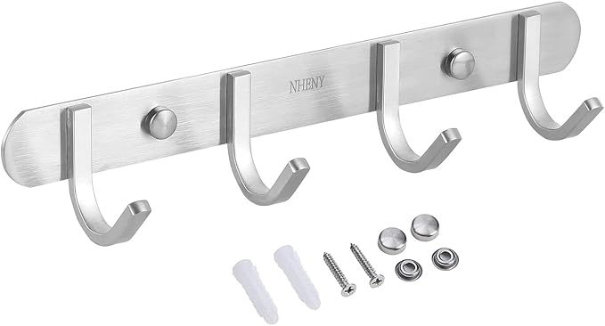 Coat Hook Wall Mount Towel Hook Rack - Image 3