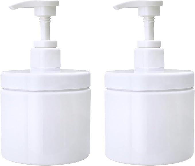 Cosywell Pump Bottle Dispenser Plastic Pump Bottles Refillable Bottles Wide by Cosywell