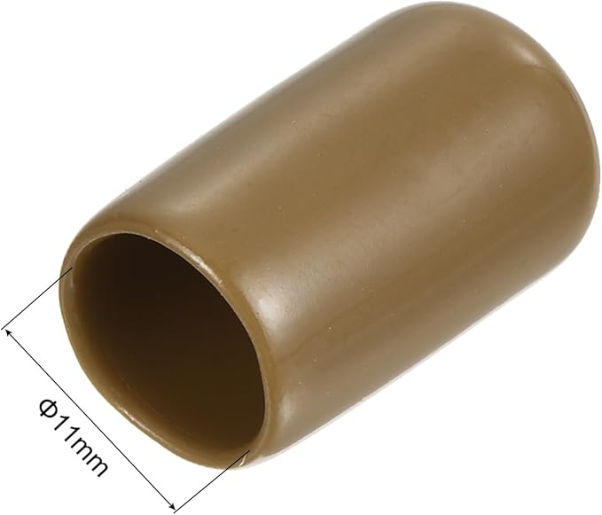 uxcell 20pcs Rubber End Caps 11mm ID Vinyl PVC Round Tube Bolt Cap Cover Screw - Image 3