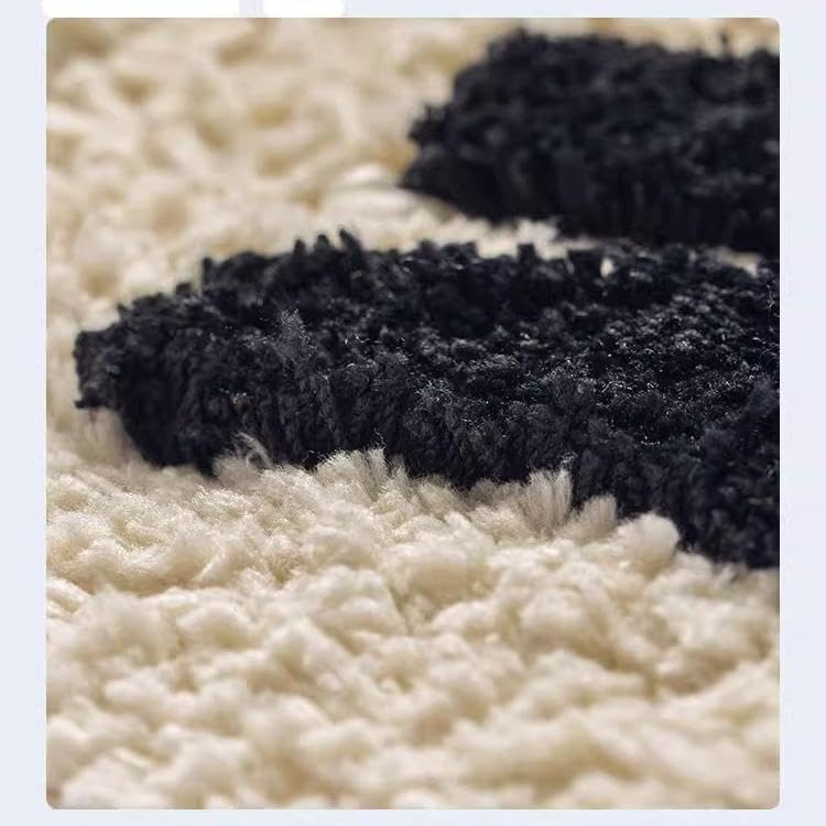 Get Naked Bath Mat, Funny Bathroom Decor, Soft Faux Cashmere, 16"x24"