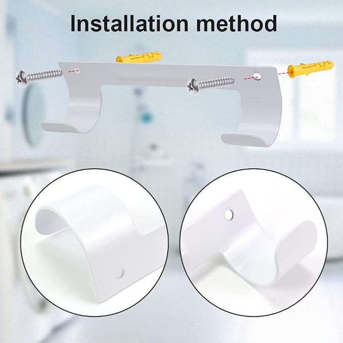 Ironing Board Hanger Wall Mount Ironing Board Holder Organizer Wall Rack - Image 3