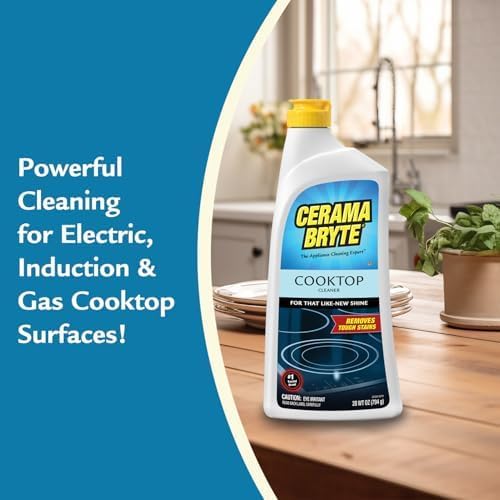 Cerama Bryte Glass Cooktop and Stove Top Cleaner Combo Kit - Image 5